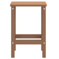thumbnail image 2 of vidaXL Table de Jardin Adirondack Marron 38x38x46 cm HDPE, 2 of 4