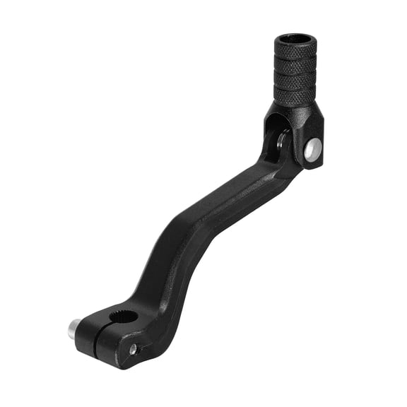 Unique Bargains Motorcycle Gear Shifter Lever Pedal Shift Lever Arm Universal Folding Aluminum Alloy Black