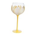 thumbnail image 3 of Copa floral perfecl Decoración Delicada 440ml vidrio amarillo, 3 of 8