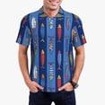 thumbnail image 1 of Fotbe Cute Fish Camiseta Polo de Golf para Hombre con Estampado – Camisa Deportiva Transpirable con Cuello Abotonado-3X-Large, 1 of 6