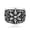 Silver, variant on Mens Titanium Steel Cross Flower Ring Rock Fashion Polished Durable High Quality Jewelry Accessories Wear Gift