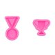 thumbnail image 2 of Cateissary Medalla molde de silicona pastel Chocolate hornear Fondant galleta caramelo pastelería decoración molde galleta pastelería Herramientas y accesorios para hornear Rosa 2 A799, 2 of 6