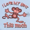 thumbnail image 2 of CafePress - I Love My Aunt Infant Bodysuit - Baby Light Bodysuit, Size Newborn - 24 Months, 2 of 4