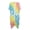 Watercolor Gradient with White Butterfly Silhouette Pattern, variant on HELLHERO Women's Watercolor Gradient Butterfly Kimono - Lightweight Breathable Beach Cover Up | Flowy Open Front Cardigan for Summer Vacation & Poolside