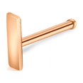 thumbnail image 2 of LAURITAMI Nose Rings Rectangle 20G Bone Shape Nose Studs Nose Ring, 2 of 2