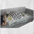 thumbnail image 6 of Tequila Soft Flannel Fleece Throw Blanket, Mexican Themed Poster Design with Drinking Words and Elements, Cozy Plush for Indoor and Outdoor Use, 50" x 60", Multicolor, by Ambesonne, 6 of 6