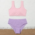 thumbnail image 1 of GYRATEDREAM Big Girls Tank Bikini Set 2-Pieces Swimsuit Bathing Suit Beachwear,7-14T, 1 of 3