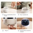 thumbnail image 4 of Difusor de aceites esenciales humidificador de aroma con efecto de luz cielo estrellado carga USB funcionamiento silencioso para sala de estudio ANGGREK Otros, 4 of 8