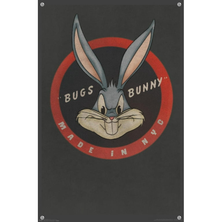 Looney Tunes - Bugs Bunny - NYC Wall Poster with Push Pins, 14.725