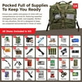 thumbnail image 3 of Sirius Survival Bug Out Bag - Premium Bugout Backpack Pre-Packed Survival Kit - Ultimate Bug Out Bag Backpack Survival Kit - Comprehensive Survival Bag - Go Bag Emergency Backpack - Olive Drab, 3 of 5