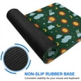 thumbnail image 6 of Long Mouse Pads for Desk,Green Sun Moon Cloud Planet Pattern Desk Mats on Top Of Desks, Desk Mouse Pad Extra Large with 3mm Non-Slip Base and Stitched Edge for Gaming,Office,Work,Home 31.5"x15.7", 6 of 6