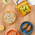 thumbnail image 5 of Happy Date 6 Inch Wheat Straw Deep Dinner Plates, Unbreakable Lightweight Dinner Dishes, Plastic Plates Reusable, Microwave and Dishwasher Safe,Can with Storage Rack, 5 of 8