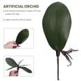 thumbnail image 6 of Phalaenopsis Orchids Leaves Artificial Latex Contact Faux Leaf,6 PCS, 6 of 6