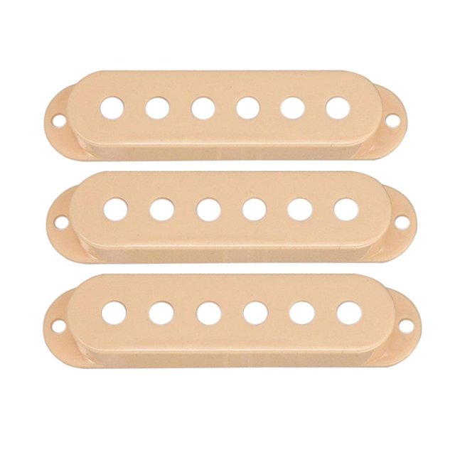 3 Pcs Cubiertas de Recogida Estuche de Bobina Simple para Producción Musical Electrónica Aprendiziaje 52 Hugo Tapa de pastilla de bobina simple