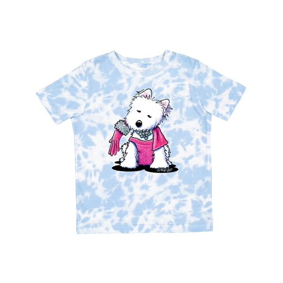 Inktastic Material Girl Westie Dog Girls Toddler T-Shirt