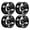 Black, variant on Plastic Wheel Hubs General Fit Plastic Wheel Rims 4pcs for Drift Cars 1/10 Scale Offering Superior Wear Resistance