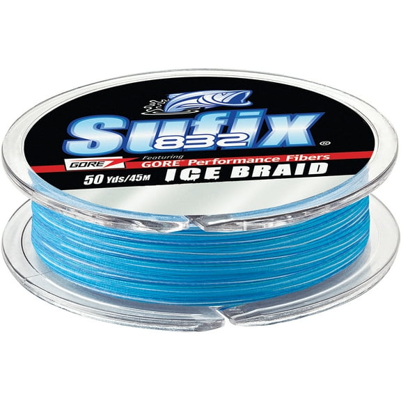 Sufix 832 Ice Braided Fishing Line 4lb 50yd Ice Camo