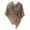 Khaki, variant on Faux Leather Buckle Fine Craftsmanship Thick Warm Knitted Scarf Female Autumn Winter Large Solid Triangle Scarf Poncho Black