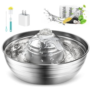 Oneisall CW-03 Stainless Steel Cat Water Fountain