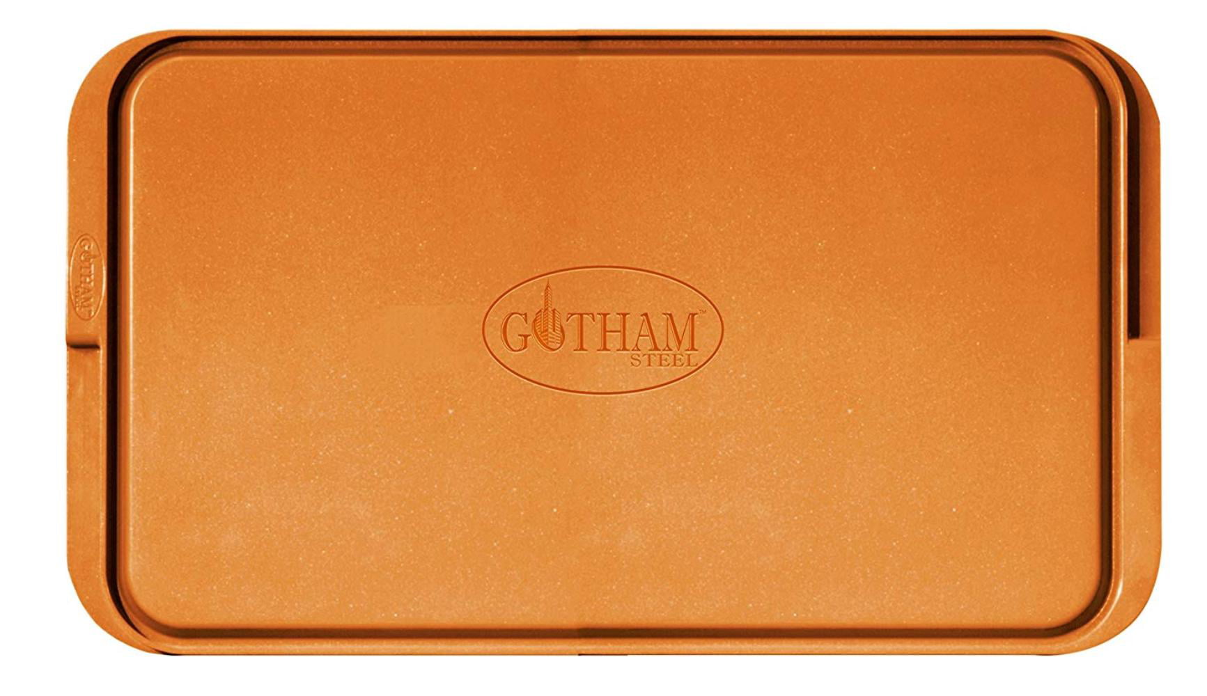 Gotham Steel Ceramic and Titanium Nonstick Double Sided Grill As Seen On TV-NEW