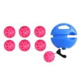 thumbnail image 3 of LOVIVER Pickleball Trainer Portable Self Training Sport Tool Pickleball Training Aid Rose Red Ball, 3 of 8