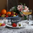 thumbnail image 4 of Set of 10 Small Chalkboard Signs 3x4 inches - Food Signs for Party Buffet, Mini Chalkboard Sign, Food Display Card, Tabletop Chalkboards for Kitchen, Standing Menu Black Boards for Wedding, 4 of 4
