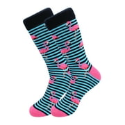 Sick Socks-Funky Flamingos-Trippy Dress Socks