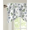 thumbnail image 2 of Flower Leaf Gradient Butterfly Kitchen Curtains Balcony Adjustable Roman Blinds Small Short Curtain for Living Room, 2 of 6