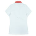 thumbnail image 2 of Monterey Club Women's Metallic Stripe Contrast Golf Polo Shirt #2256, 2 of 4