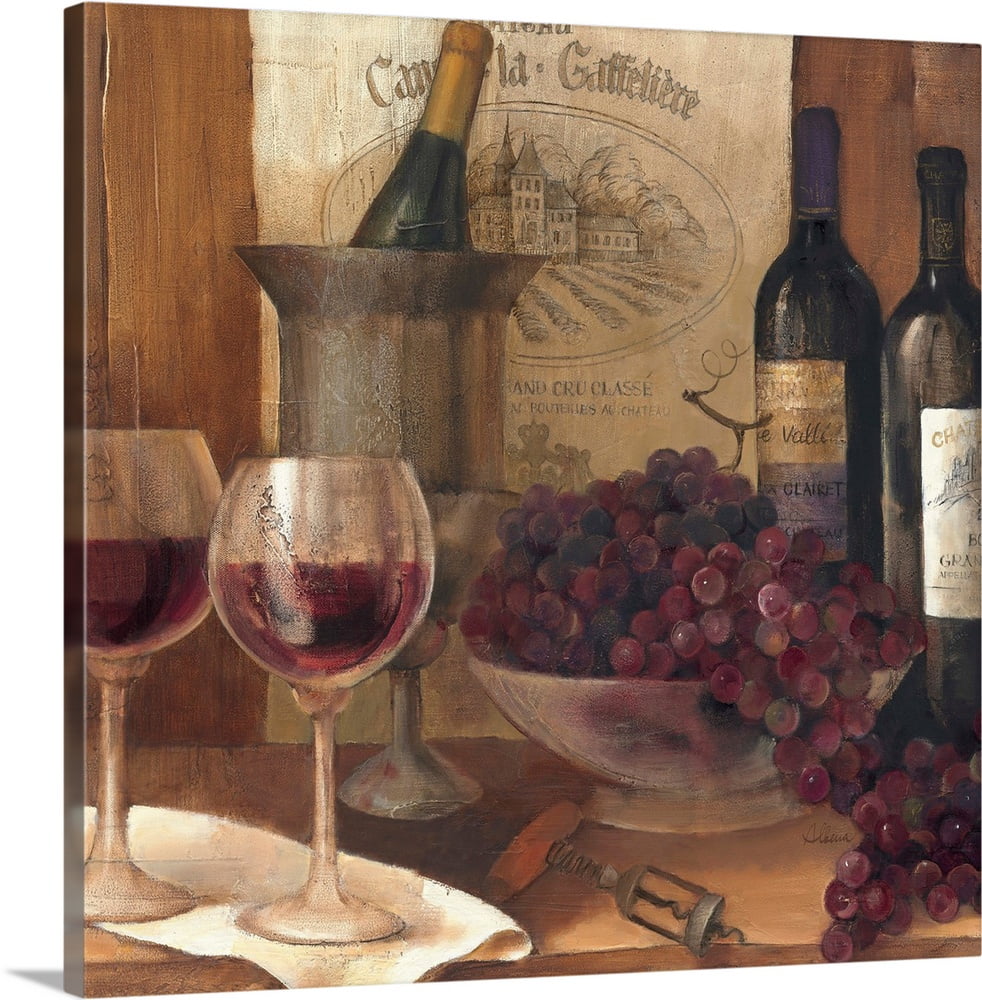 Great BIG Canvas "Vintage Wine" Canvas Wall Art