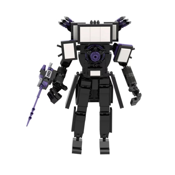 Titan King & Throne TV Man Building Block Set – Upgraded Toilet Hero Construction Kit for Kids, Fans & Collectors