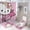 Style eight, variant on Cute Pink Cat Bathroom Set, 4-Piece Shower Curtain & Mat Kit, Waterproof & Non-Slip, Ideal Gift for Fans
