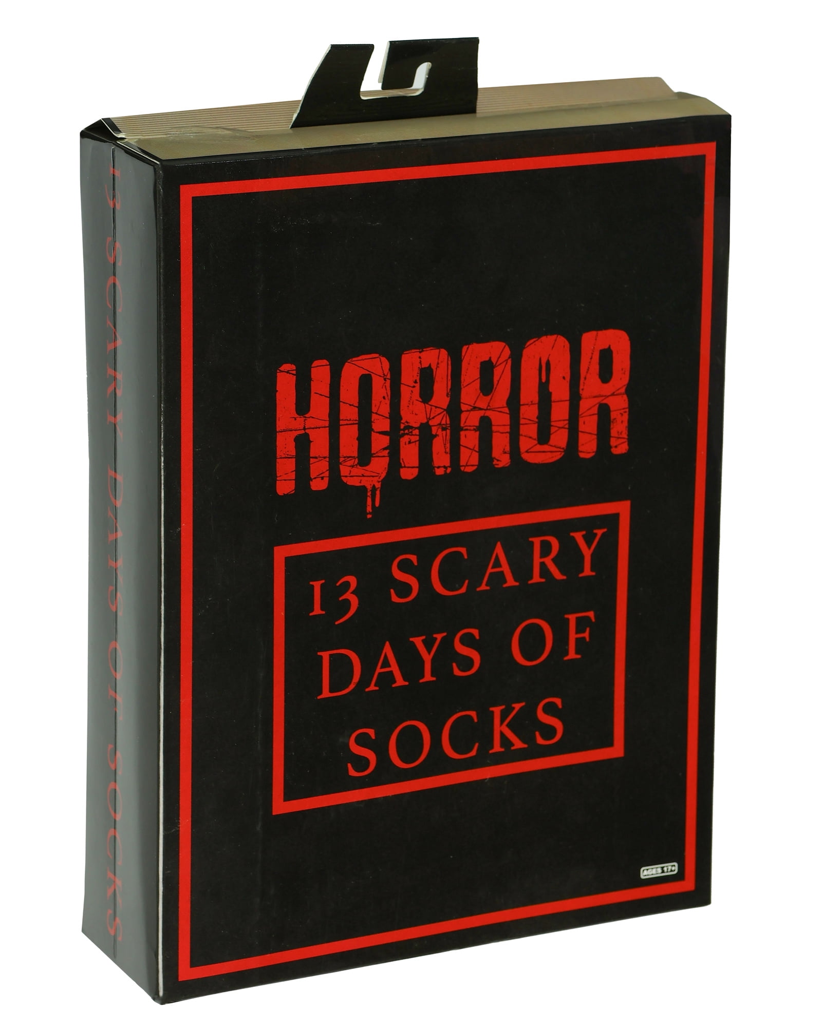 Horror Movies 13 Scary Days Of Socks Adult Ankles And Crews Gift Box Set 13 Pairs