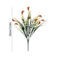 thumbnail image 6 of Artificial Lily of the Valley Flowers, Artificial Fake Silk Flowers Plants, DIY Garden Craft Art Decor, Decorations Plastic Floral Table Centerpieces for Home Party Decorate Red, 6 of 6