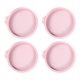 thumbnail image 2 of 4 Uds., Juego de moldes redondos de silicona para pasteles, moldes redondos para hornear pasteles arcoíris para herramientas de decoración de fondant 6 pulgadas rosa 1 Soledad Molde Redondo Pastel Arcoíris, 2 of 10
