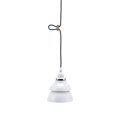 thumbnail image 1 of 8" White Industrial Barn Metal Pendant Ceiling, 1 of 4