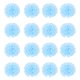 thumbnail image 1 of Uxcell 16 Pcs Peonía de Cinta, Pin de Solapa de 2 Pulgadas para Hombres, Flor de Cinta Artificial para Manualidades y Decoración, 1 of 5
