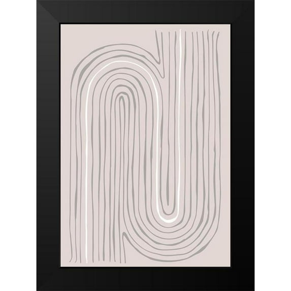 Artographie Studio 11x14 Black Modern Framed Museum Art Print Titled - Arch Pair 002