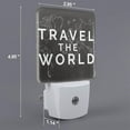 thumbnail image 2 of Uemuo Travel The World1 Night Light, Night Lights Plug into Wall, Dusk to Dawn Sensor Warm White Led Night Light 0.5W-US, 2 of 9
