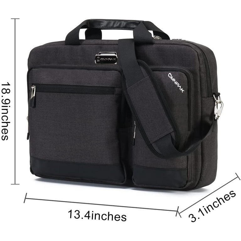  Omnpak 17.3 Inch Laptop Bag,Laptop Briefcase with