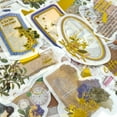 thumbnail image 3 of Wrapables Decorative Scrapbooking Washi Stickers for Stationery 60pcs, Gold Foil 6 Idyllic Notes, 3 of 5
