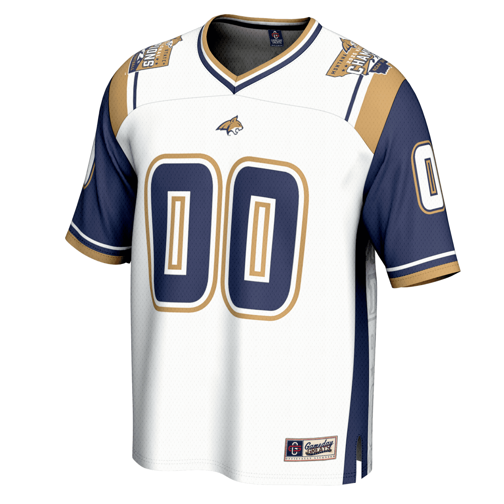 Unisex GameDay Greats  White Montana State Bobcats 2025 NCAA FCS Football National Champions Commemorative Fashion