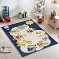 thumbnail image 2 of SUSSEXHOME Contemporary Padded Velvet Fleece Polyester Rug - Low Pile, Non-Slip, Easy-Clean, Ideal for Kids' Rooms - Antistatic, Durable - 39.5 x 59 Inches - Count, 2 of 7