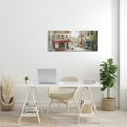 thumbnail image 2 of Stupell Industries Traditional Town Square Landscape Vintage Bistro Architecture, 40 x 17, Design by Ruane Manning, 2 of 6