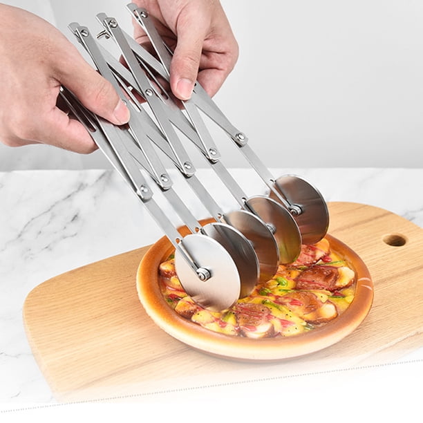 Cortador Pastelero, Herramiente de Corte de Pizza Acero inoxidable A Prueba de ÓXido Ajustable Para Restaurantes para Pasteles