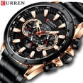 thumbnail image 4 of Curren 8363 Men's Watch Quartz Steel Band Men's Watch Sports Calendar Watch Export Watch, 4 of 9