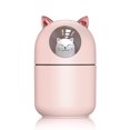 thumbnail image 1 of Advancent Humidificador de aire 300ML Difusor humectante de cabecera recargable con luz nocturna Auto-apagado Quiet Mist Maker Blanco Electrodomésticos Rosado Advancent HA063797-02, 1 of 6