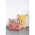 thumbnail image 3 of Creative Co-Op Cotton Slub Lumbar Pillow with Floral Pattern and Tassels, 3 of 5