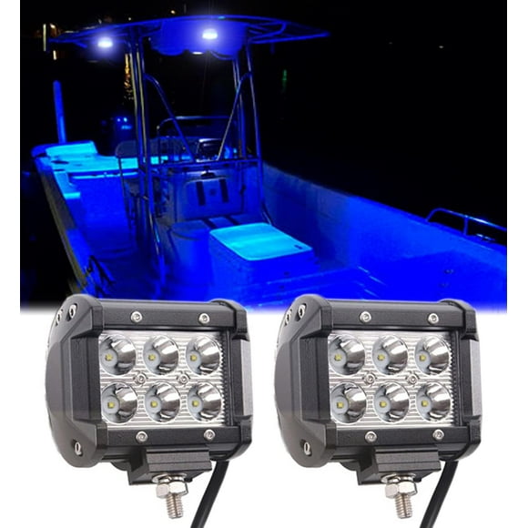 (Gift Of K) Shangyuan Pontoon Boat Docking Lights, Marine LED Lights Compatible with Bass Jon Kayak, Fishing Boat Spreader Light, T-top, Deck, Driving, Stern/Navigation Lights