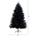 thumbnail image 2 of Nearly Natural Artificial Pampas Grass Halloween Tree - 6' - Black, 2 of 4